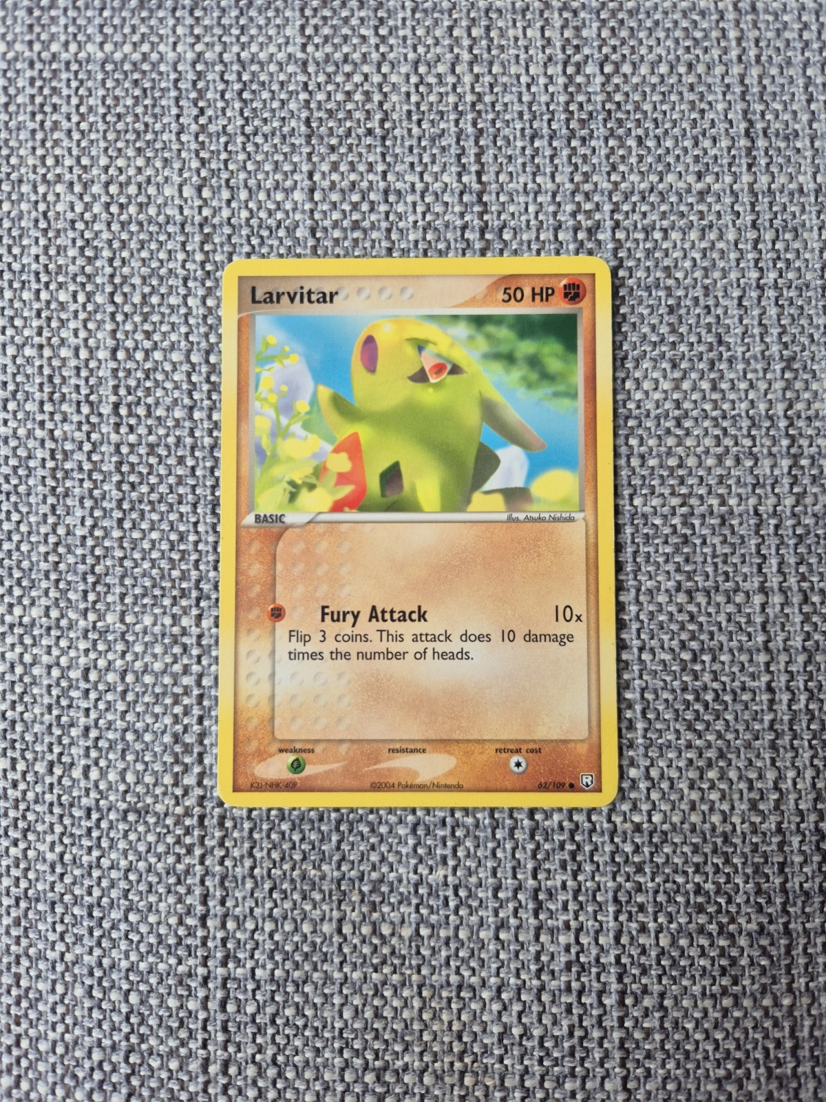 Larvitar Ex Team Rocket Returns 62/109 English Pokemon Card