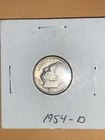 1954 U.S. Roosevelt Silver Dime- Free USA Shipping