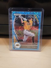 2021 Panini Prizm Draft Picks - Reed Trimble #PDP65 Blue Velocity Prizm (RC)