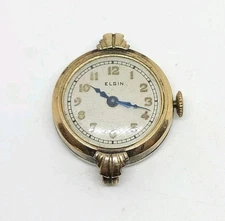 1928 Lady Elgin Model 4 Grade 444 15J Mechanical Wrist Watch For Repair