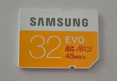 32 GB SAMSUNG EVO SDHC UHS-I Card Class 10 Memory Card SD HC 32GB