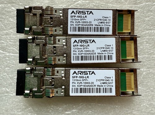 NEW Genuine ARISTA SFP-10G-LR - 10GBASE-LR XVR-10003-20 Transciever