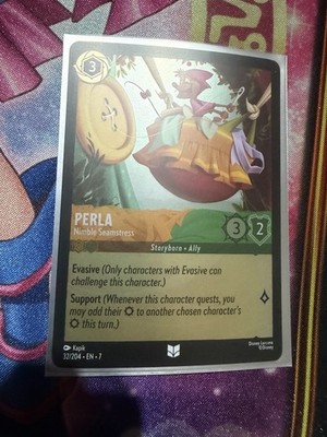 Perla Nimble Seamstress FOIL 32/204 - Archazia's Island Lorcana Disney