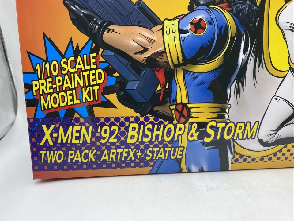 Kotobukiya Marvel Comics X-Men '92: Bishop & Storm paquete de dos estatua Artfx+ Foto 2 de 4