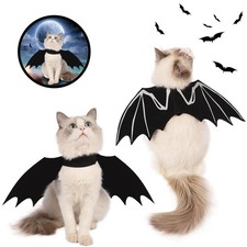 Pet Cat Bat Wings Costume Accessory Halloween Cosplay, Decoration, Party