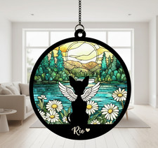 Personalized Dog Loss Suncatcher, Memorial Window Decor