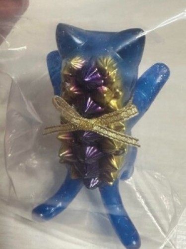 Konatsuya NEGORA Sofubi Figure Galaxy Blue 2020 SHANGHAI TOY SHOW Limited Rare - Picture 23 of 24