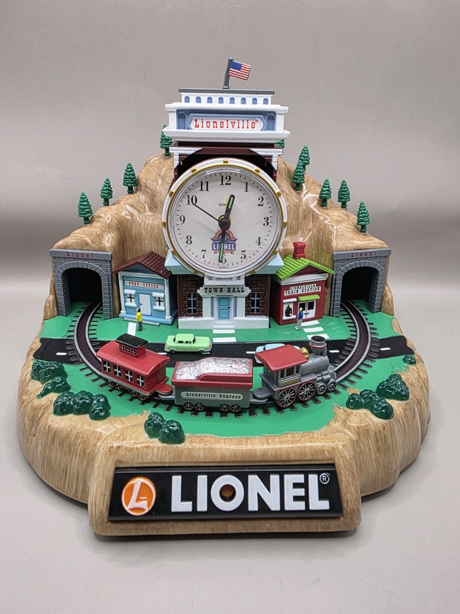 Lionel 100th Anniversary Animated Talking Alarm Clock Train Sounds