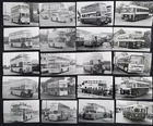 Vintage Black & White Photographs of Buses & Coaches - Collection of 20