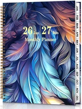 2026 Monthly Planner - 18 Month Planner 2026-2027 Jan. 2026 - Jun. 2027 Academic