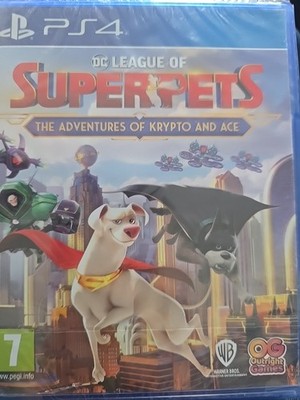 DC League Of Super Pets: Adventures Of Krypto And Ace PS4 BRANDNEU UND VERSIEGELT