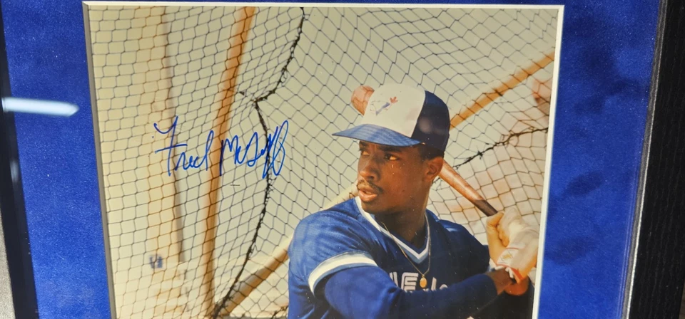 Fred Mcgriff HOF Toronto Blue Jays Signed Framed 8x10 Photo JSA COA - Image 2 of 3