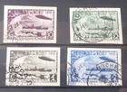 RUSSIA 1931 GRAF ZEPPELIN, NORTH POLE FLIGHT SET OF 4 IMPERF FINE USED