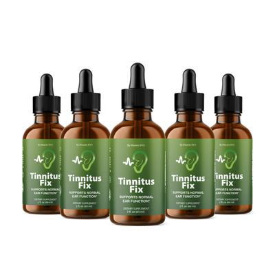 #ad 5 Pack Tinnitus Fix Drops Normal Ear Function Health Support 150 Servings $54.95