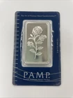 PAMP Suisse Rose Switzerland 1oz 999 FINE Silver bar