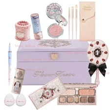 13in1 Flower Knows Strawberry Cupid Blush Mirror Lipstick Palette NEW IN BOX