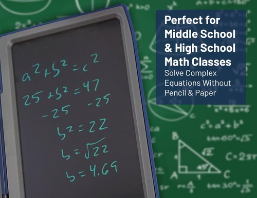 Scientific Calculator with Erasable LCD Writing | 2-Line Display | Dual Solar... - Picture 6 of 6