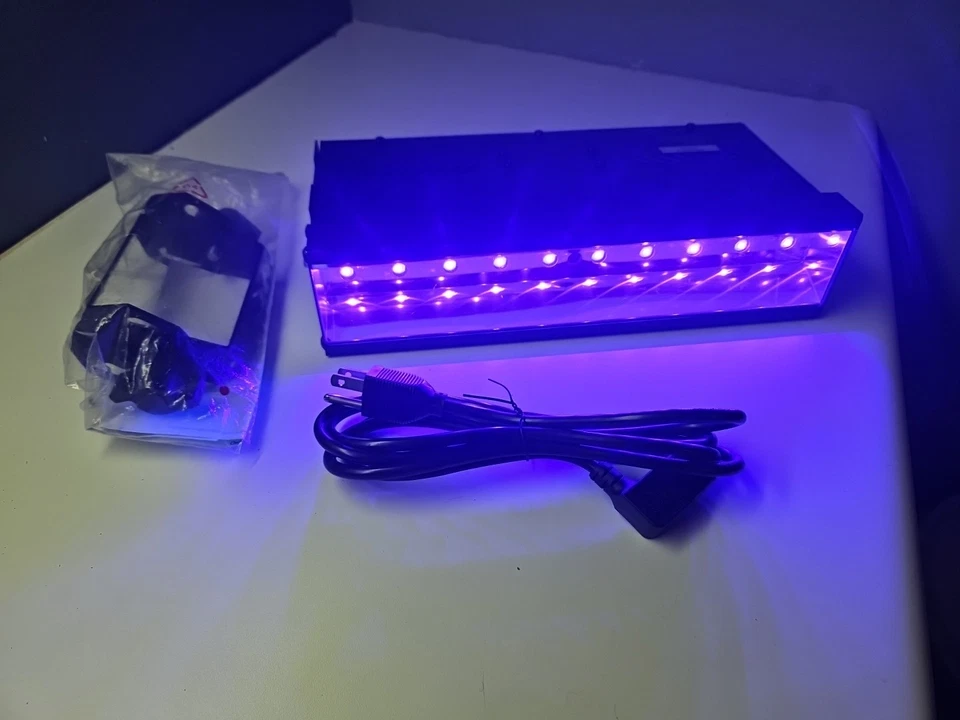 ADJ LED UV Go Wireless Ultraviolet Black Light Fixture w/ Charging Cable EUC - Image 2 of 4