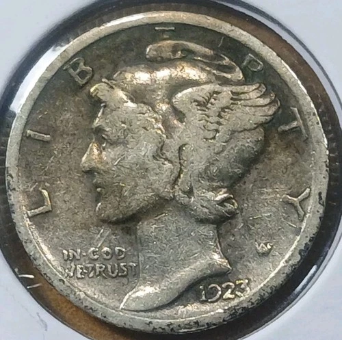 1923 Mercury Dime Good+