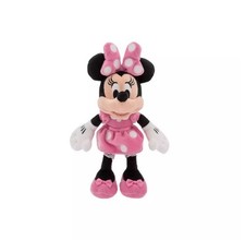 Disney Minnie Mouse Plush Pink Mini Bean Bag 8 1/4'' New with Tags
