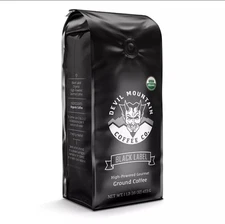 Black Label Dark Roast Ground Organic Strongest Coffee 16 oz