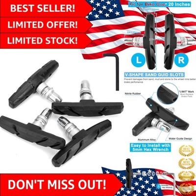 Durable 70mm V-Brake Pads Set for Mountain Biking - Quiet Performance Guaranteed