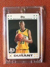2007 Topps Rookie Card #2 Kevin Durant. rookie card picture