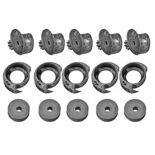 5 Sets 17Mm Bobbin Parts for Shoes Cobbler Sewing Machine Repair Chinese Patc