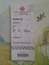 Mainz 05 vs Wolfsburg / DFB-Pokal Frauen Eintrittskarte v. 23.11.2024 