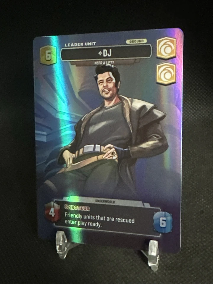 DJ Need A Lift? - Star Wars Unlimited SEC - Showcase Foil #1038 - Image 2 of 4