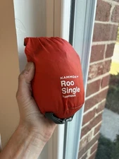 Kammok Roo Single Hammock Red Camping Backpacking Made From Recycled Fabric