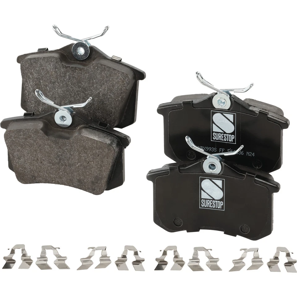 Juego de pastillas de freno delanteras y traseras para VW Volkswagen Jetta Golf Passat 1996-1997 Foto 2 de 4