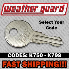 Weather Guard Truck Extreme Protection Tool Box Key Cut to Code K750-K799