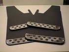 suits SUZUKI SWIFT Black RALLY Mud Flaps Splash Guards MF2/a