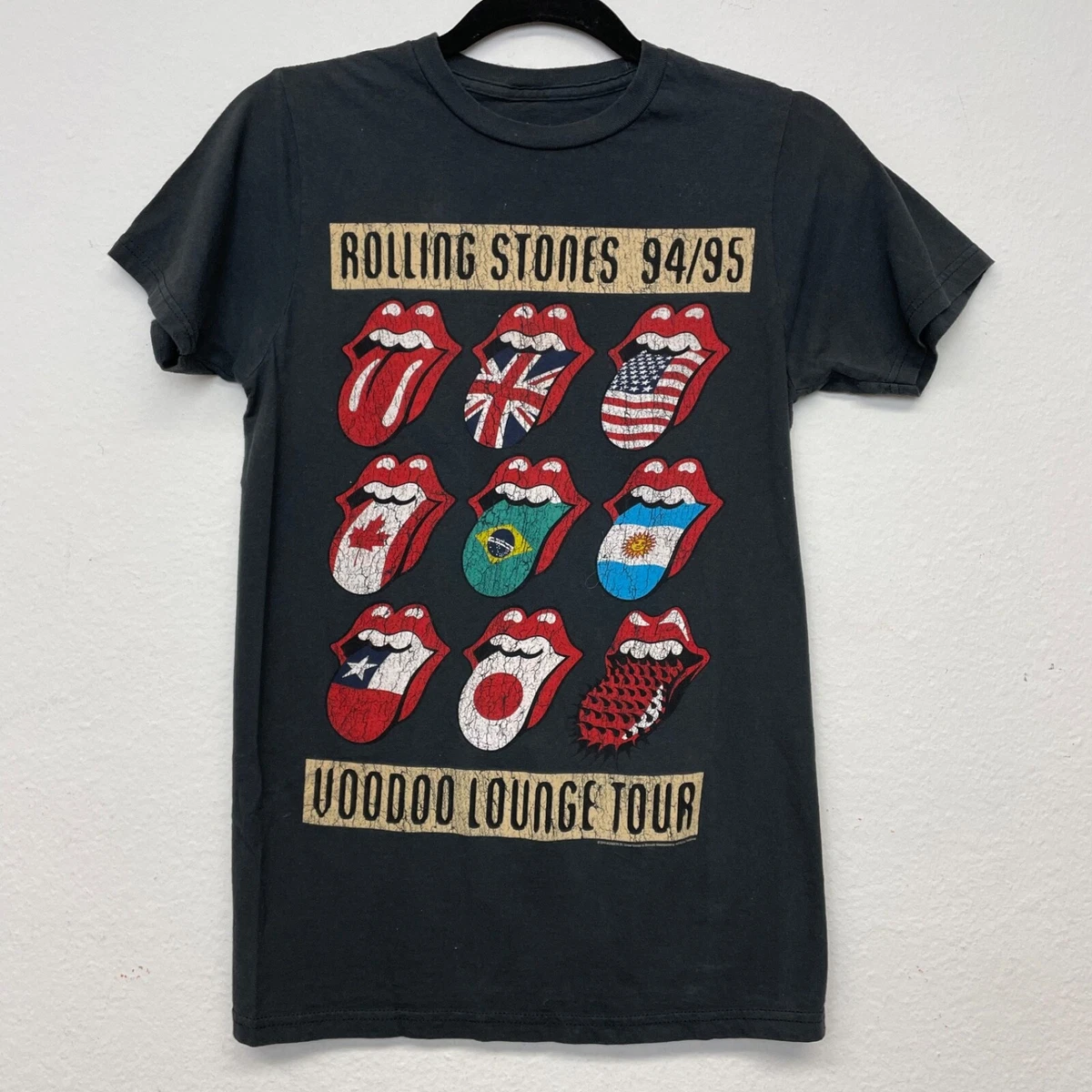 Vintage The Rolling Stones 94/95 Voodoo Lounge Tour Band T Shirt Size S