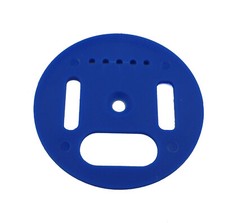 Rozeta otworów lotniczych 50 mm z blokadą drona niebieska 5 sztuk