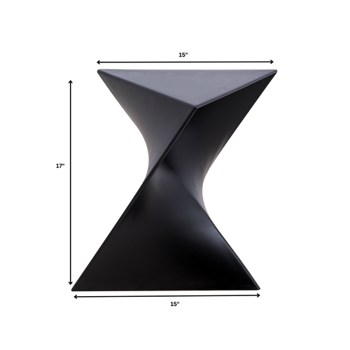 LeisureMod Triangular Side End Table in ABS Plastic Lightweight Accent Table - Picture 78 of 78