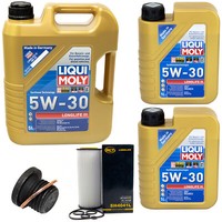 MotoröL Set 5W-30 Liqui Moly 7 Liter + ÖLfilter + Schraube FüR Audi A4 A6 A8