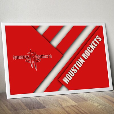 K*A様 The Barba Rockets Art Print 3枚セット Houston Rockets NBA Team Basketball Home Decor Art Print Poster