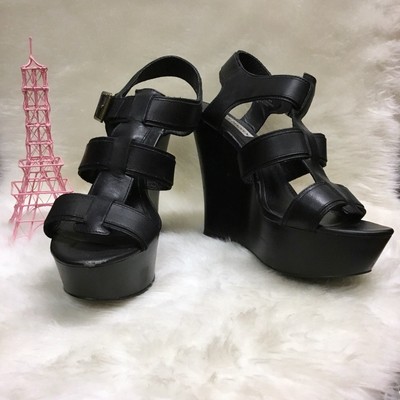 steve madden strappy wedges