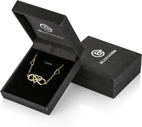 Anklets for Women 925 Sterling Silver Infinity Heart Rose Gold Summer Beach Gift - Picture 7 of 7