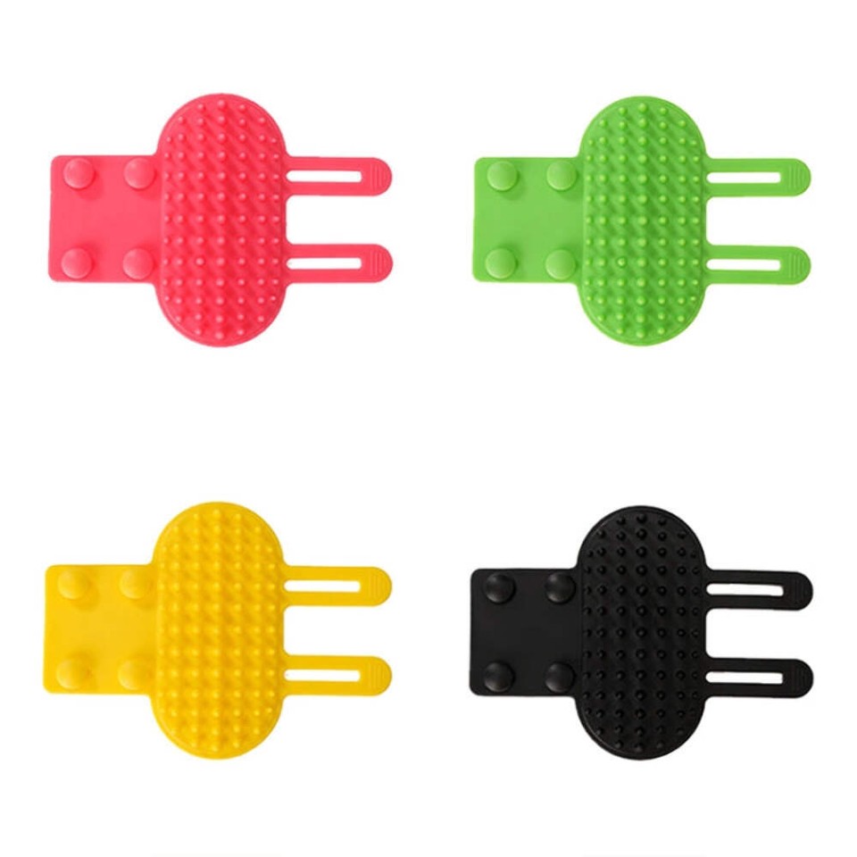 Multifunctional Cat Table Leg Scratcher Pet Silicone Hair Massage Brush