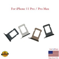 Sim Card Holder Slot Sim Card Tray Replacement for iPhone 11 Pro Max / 11 Pro