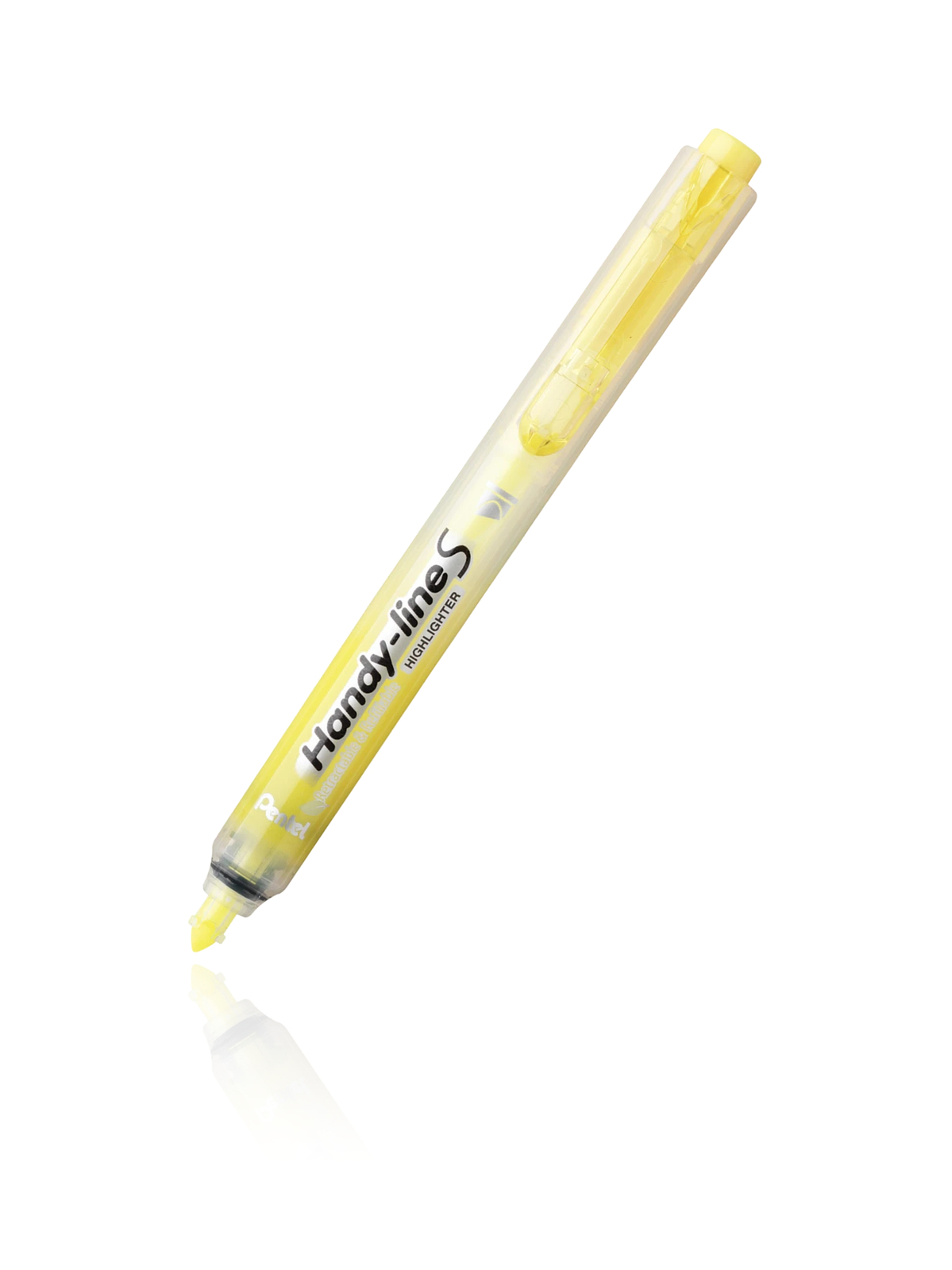 NEW Pentel 12-PACK Handy-line S Retractable Permanent YELLOW Highlighter NXS15-G