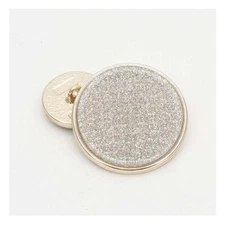 5 PCS Metal Round Shank Button Many Sizes Special Sparkling Buttons for Cloth...
