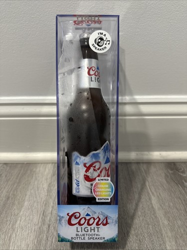 COORS LIGHT BEER Bottle Bluetooth Speaker Portable Wireless Speaker LIMITED EDT - Picture 3 of 7