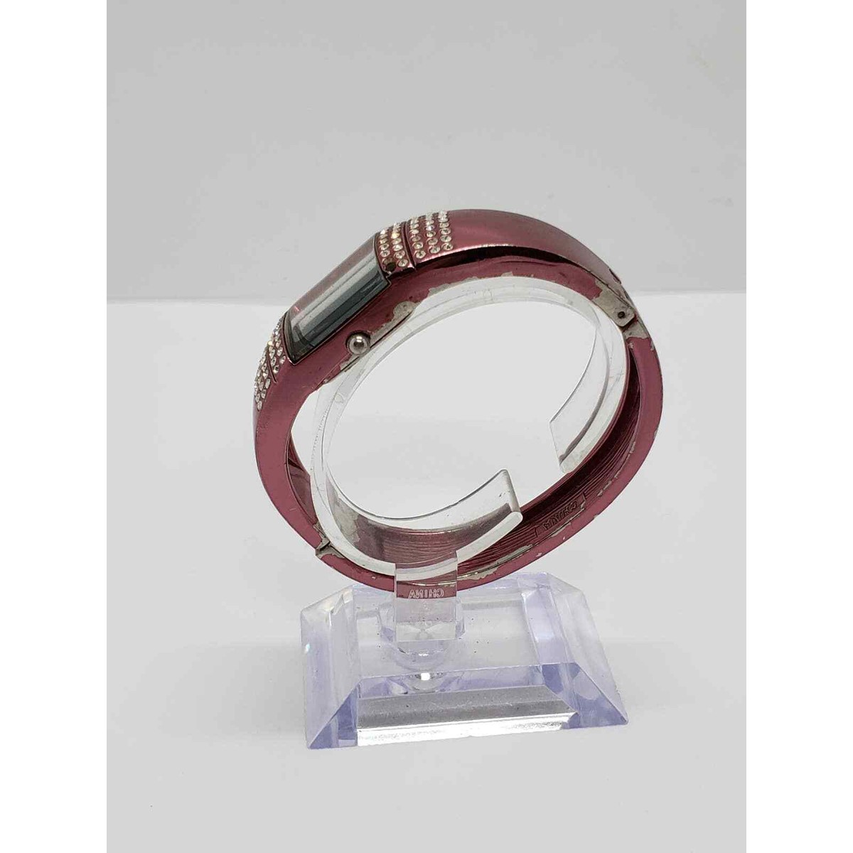 Women\'s watch. Rose pink bangle band with jewels on face. F334565-1/LS Women main image 4