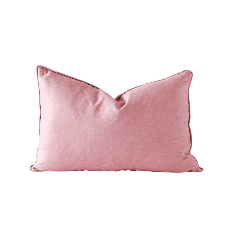 Rayell Rectangle 60x40cm Indoor Linen Cushion Pillow w Feather