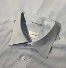 Ermenegildo Zegna White Label Dress Shirt Light Blue Mens Sz 16 / 41 EUC