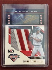 Trey Sammy Faltine 2019 Panini Stars & Stripes USA Auto Relic Patch #/10 SP